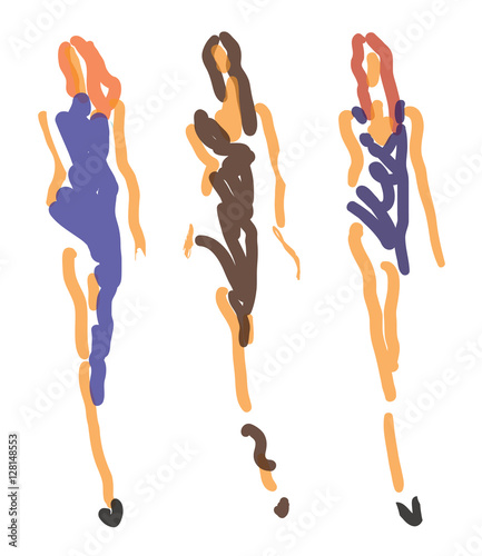     Sexy Sketch Fashion Poses 