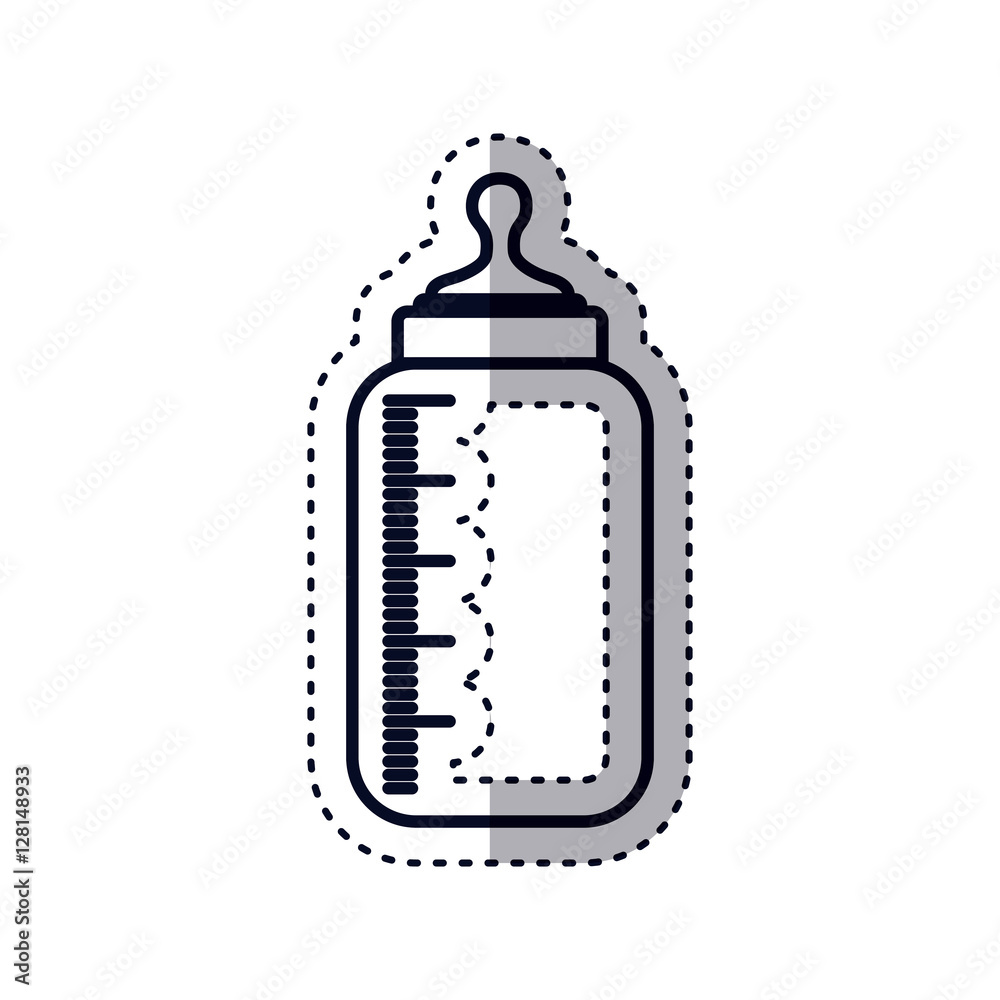 Bottle icon. Baby object child childhood infant theme. Isolated design. Vector illustration Bottle icon. Baby object child childhood infant theme. Isolated design. Vector illustration