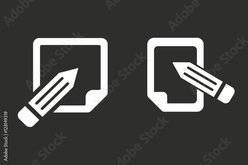 Notepad - vector icon.
