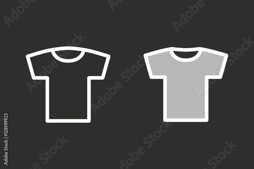 T-shirt - vector icon.