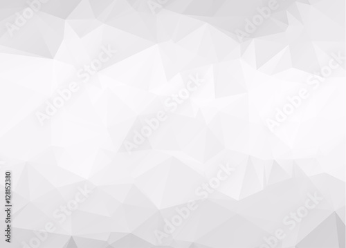 Fototapeta Naklejka Na Ścianę i Meble -  Abstract white polygonal background design templates or Light wh
