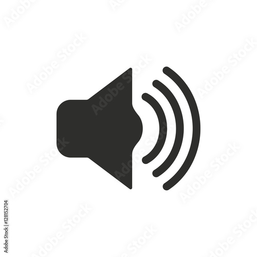 Wallpaper Mural Speaker - vector icon. Torontodigital.ca