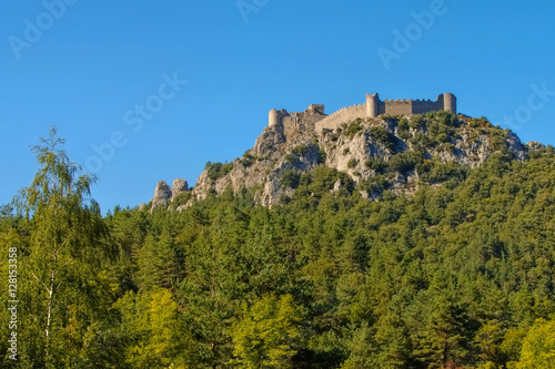 Puilaurens Burg - castle Puilaurens in France