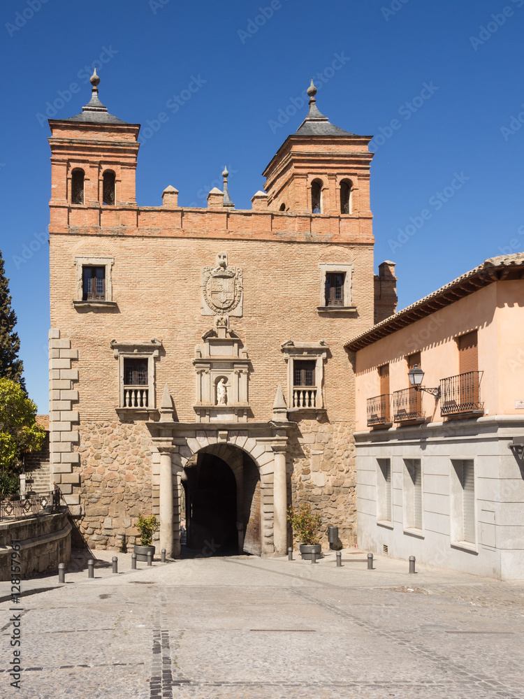 Stadttor Puerta del Cambron, Toledo, Spanien