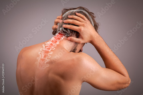 Neck and head pain photo