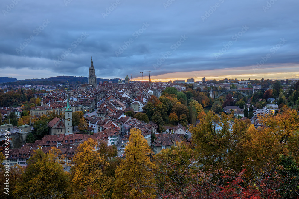 UNESCO-Weltkulturerbe, Altstadt von Bern im Herbst