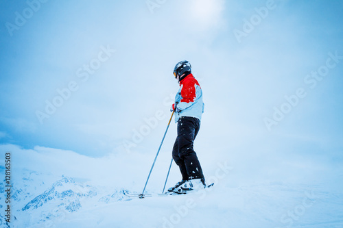 skier, extreme winter sport