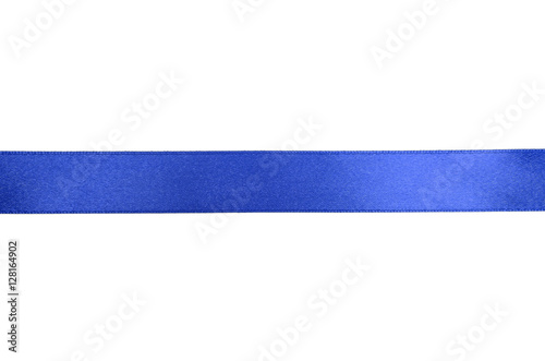 Obraz na płótnie Shiny blue ribbon w salonie