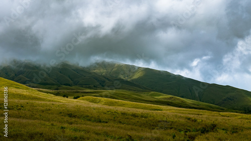 landscape with mountains and clouds © Pworadilok
