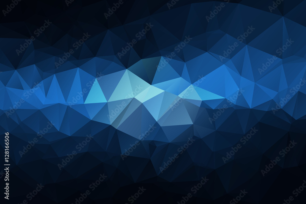 Fototapeta premium Multicolor dark color seamless which consist of triangles. Geome