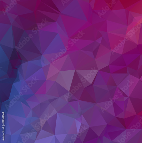 Design polygon multicolor blue and colorful geometric which cons