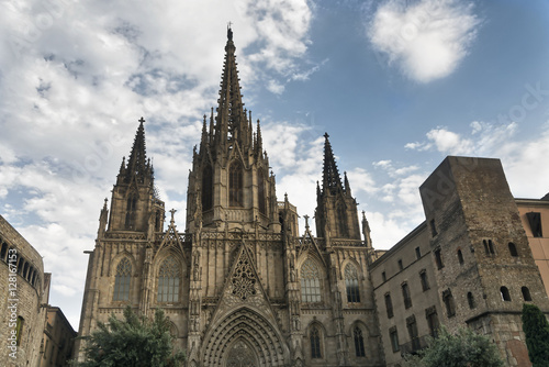 Barcelona (Spain): the gothic cathedral