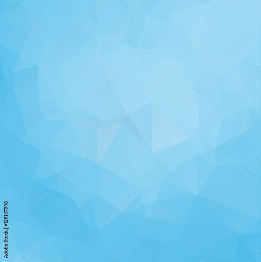 Polygonal Mosaic blue Background Vector illustration Business De