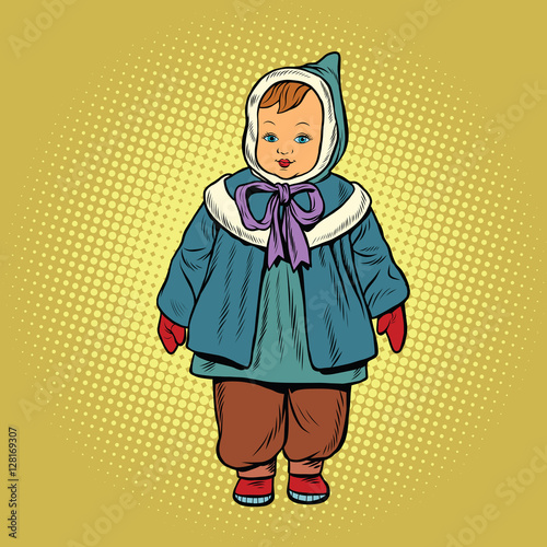 toddler retro clothes doll
