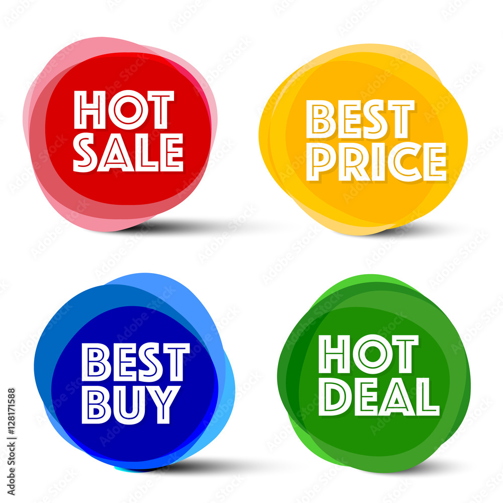 Labels. Vector Red, Blue, Orange and Green Business Icons. Hot Sale, Best Price, Best Buy and Hot Deal Tags. Labels. Vector Red, Blue, Orange and Green Business Icons. Hot Sale, Best Price, Best Buy and Hot Deal Tags.