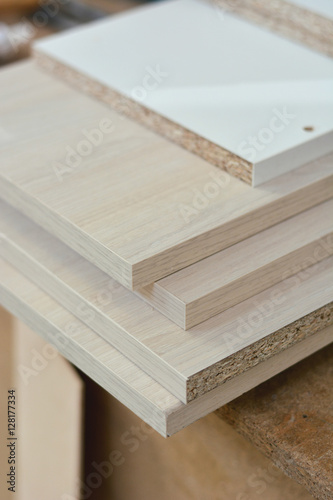 Stacked wood closeup