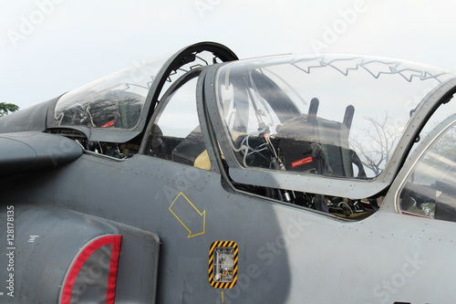 cockpit of military aircraft