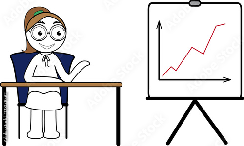 Paula die Mitarbeiterin - Flipchart Erfolgskurs