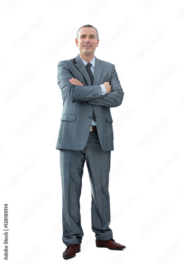 portrait of confident businessman in a gray business suit lookin portrait of confident businessman in a gray business suit lookin