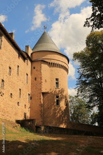 CASTLE OF ROCHECHOUART , HAUTE VIENNE , FRANCE , OCTOBER 2016
