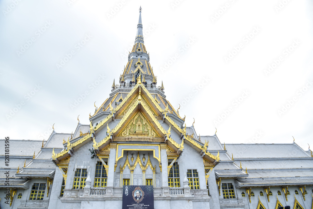 custom made wallpaper toronto digitalExteriors of Wat Sothon Wararam Worawihan in Chachoengsao, Thailand