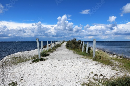 Fototapeta Naklejka Na Ścianę i Meble -  Coastal shore Malmö on the Baltic Sea, Sweden