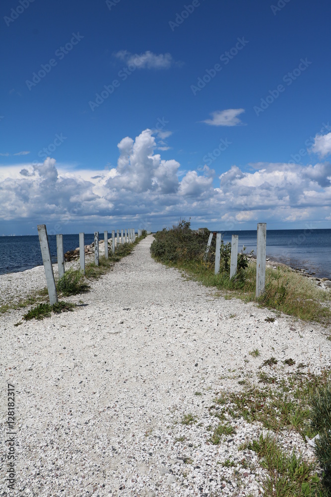 Öresund coastal shore on the Baltic Sea, Sweden