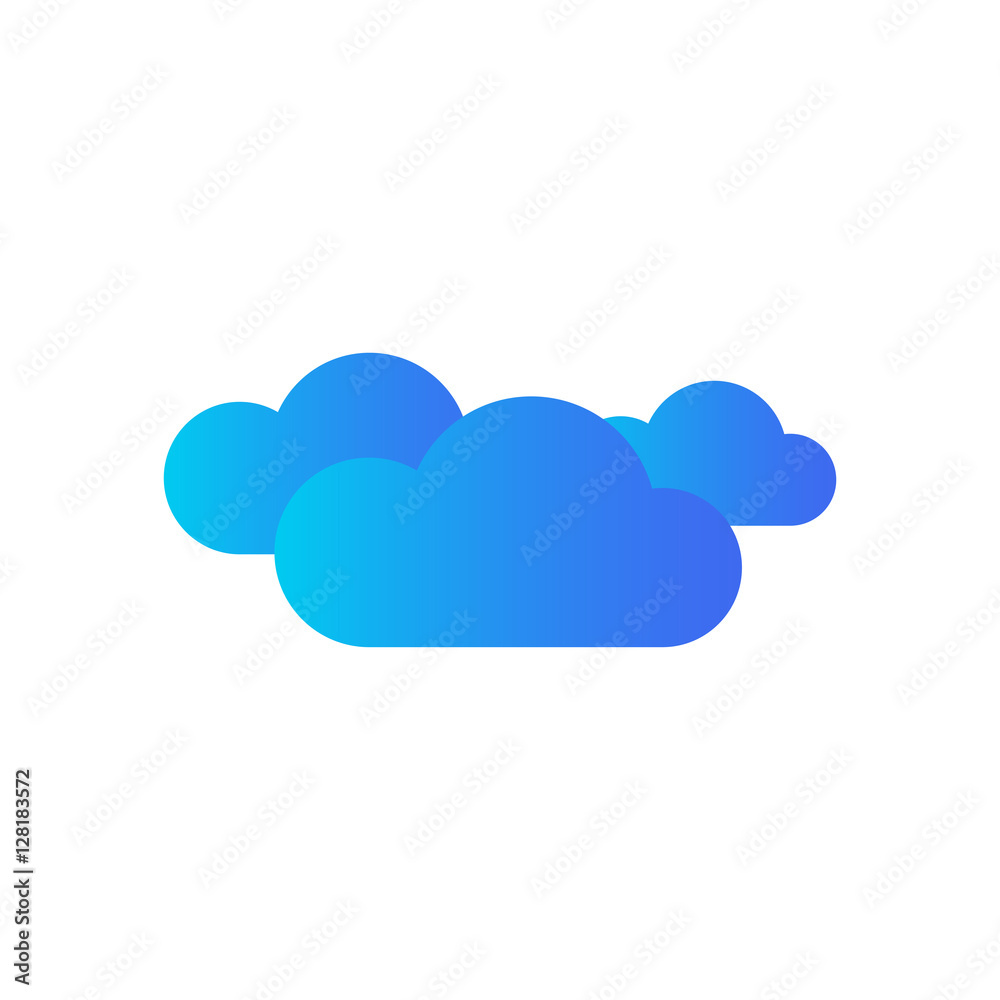 Abstract cloud logo vector, sky Abstract cloud logo vector, sky