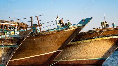 Traditionelle Boote  Dubai Creek