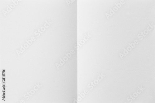 White sheet of paper folded