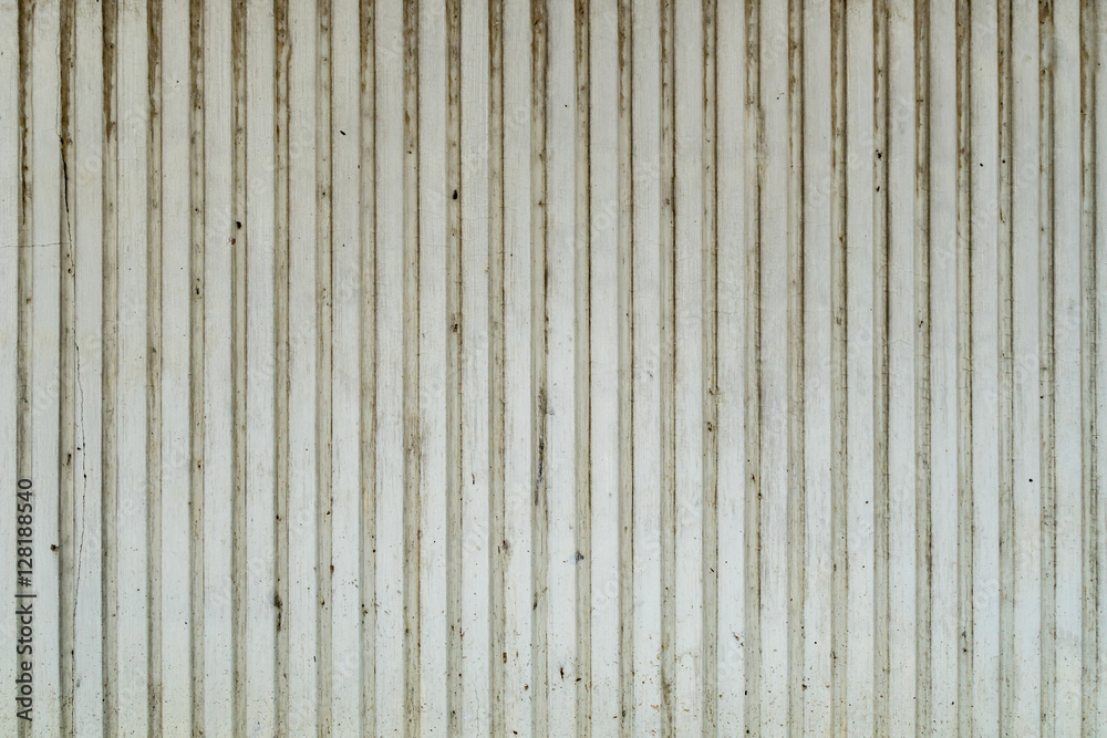 White wooden wall White wooden wall