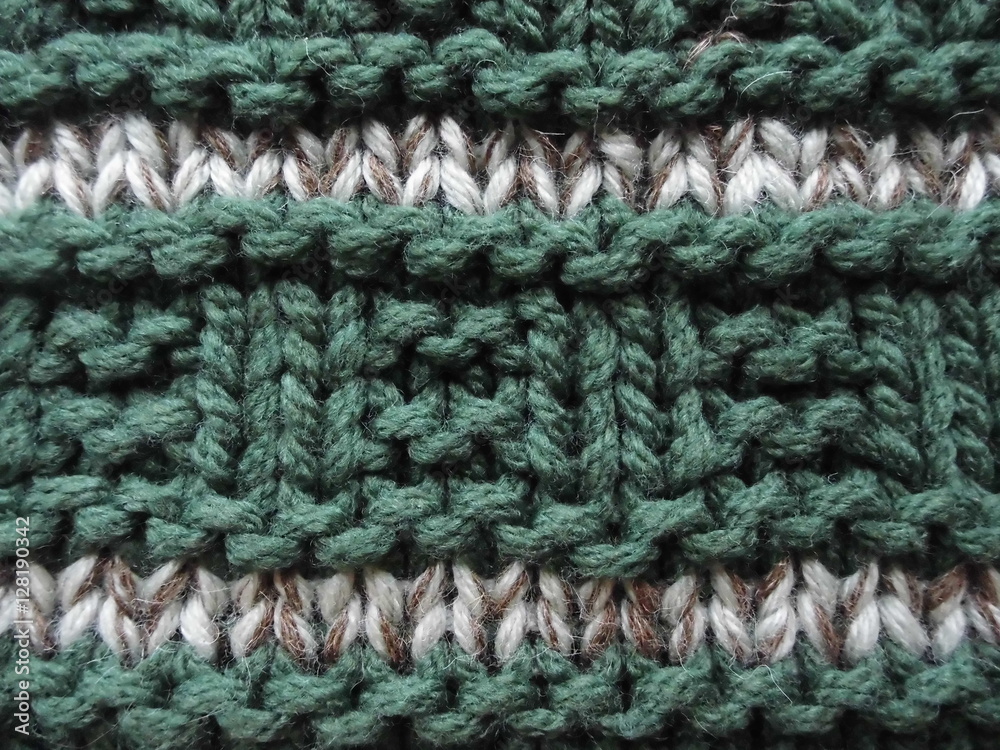 Knitted texture. Knitting. Yarn. Pattern.
