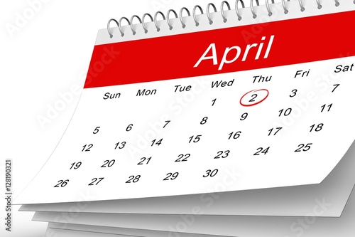 April calendar