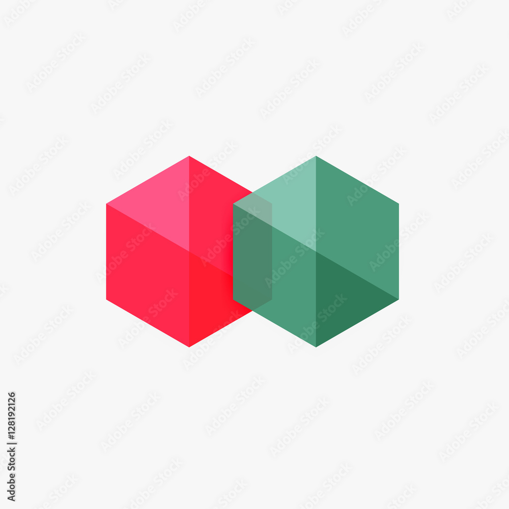 Empty blank hexagon layout, geometric template for text and options Empty blank hexagon layout, geometric template for text and options