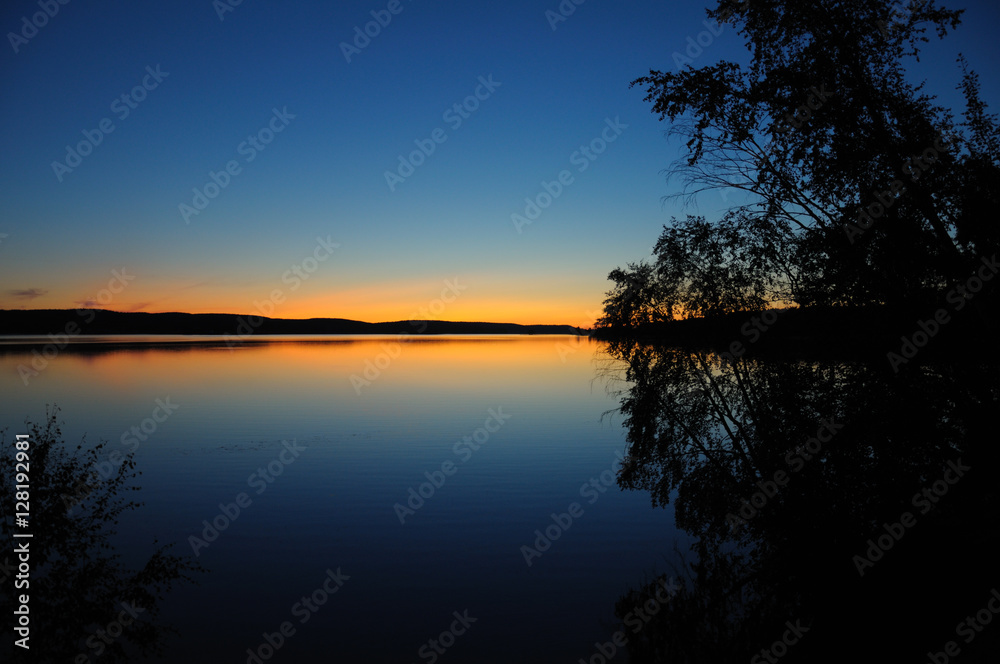 Quiet Karelian sunset