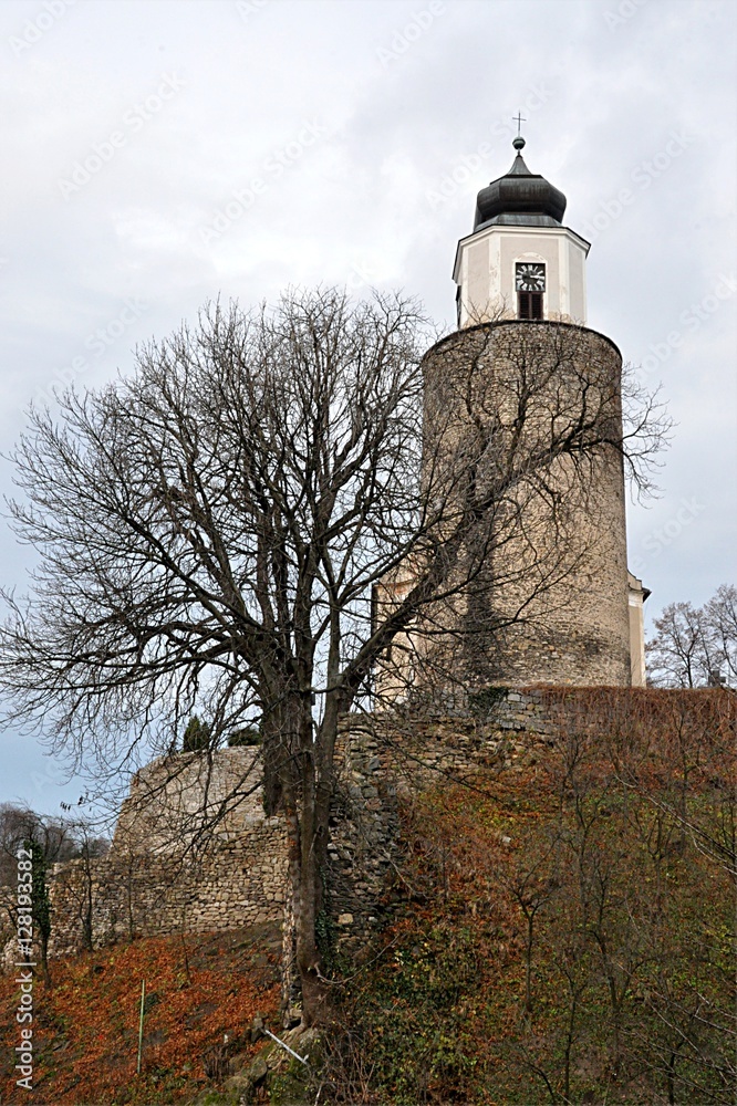 stone church, the village of Zulova, Czech Republic, Europe
