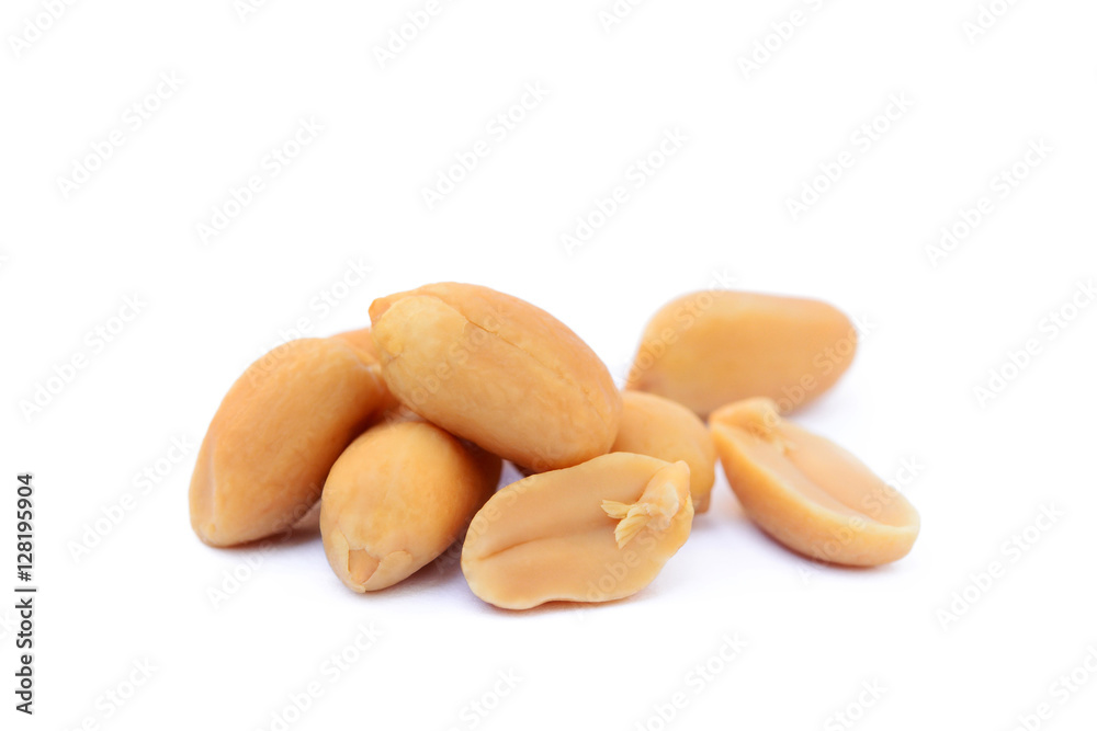 Roasted peanuts snack isolated on a white background
Roasted peanuts snack isolated on a white background