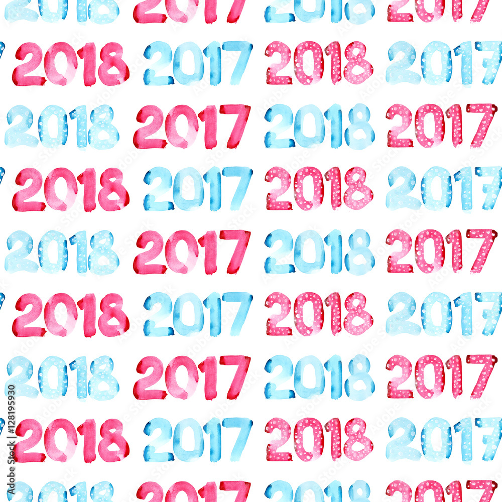 2017, 2018 years seamless 2017, 2018 years seamless