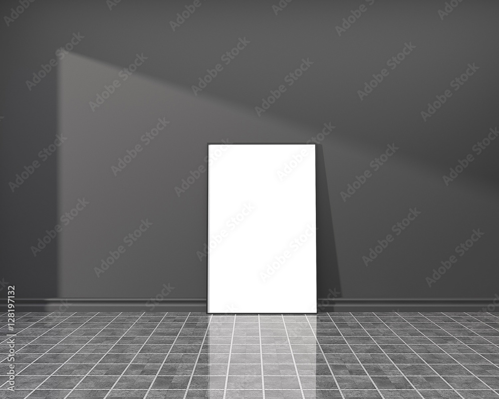 Interior mockup. Blank poster Interior mockup. Blank poster
