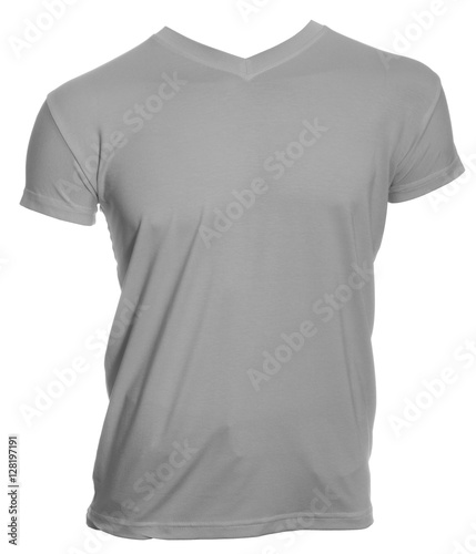 Grey tshirt isolated