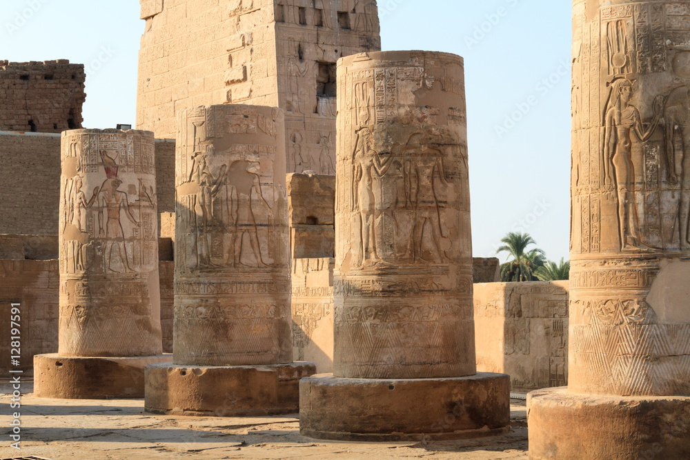 Temple of Kom Ombo in Aswan, Egypt