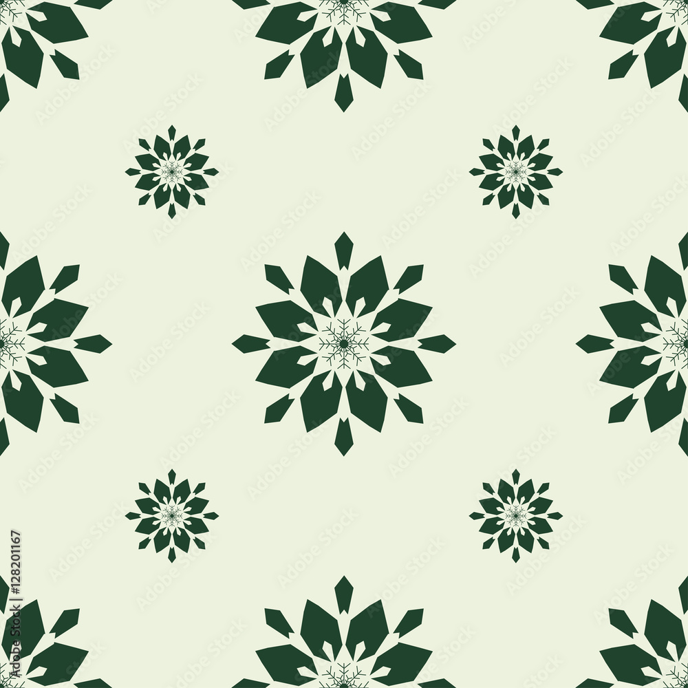 Christmas snowflakes seamless background. Christmas snowflakes seamless background.