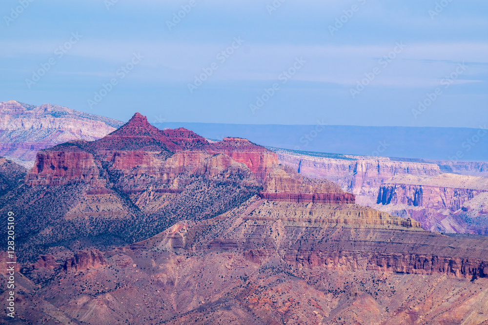 Diving into an amazing view over Grand Canyon, National Park, Colorado, USA Diving into an amazing view over Grand Canyon, National Park, Colorado, USA