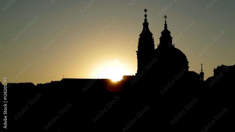 The historic center of Prague, ancient architecture, Czech Republic The historic center of Prague, ancient architecture, Czech Republic