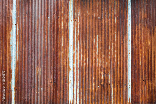 Old Zinc rust textured for background,retro for background