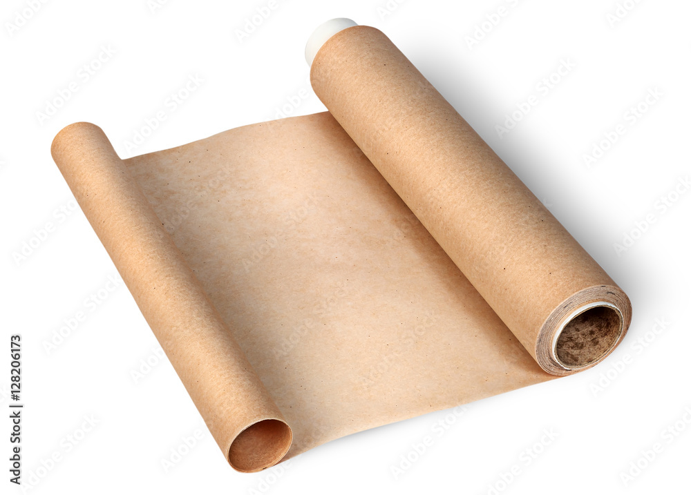 Parchment paper for baking unwound from two sides Parchment paper for baking unwound from two sides