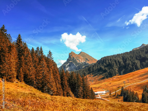 Autumn mood in Mellau in the Bregenzerwald - Austria