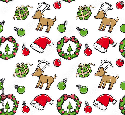 Seamless christmas pattern