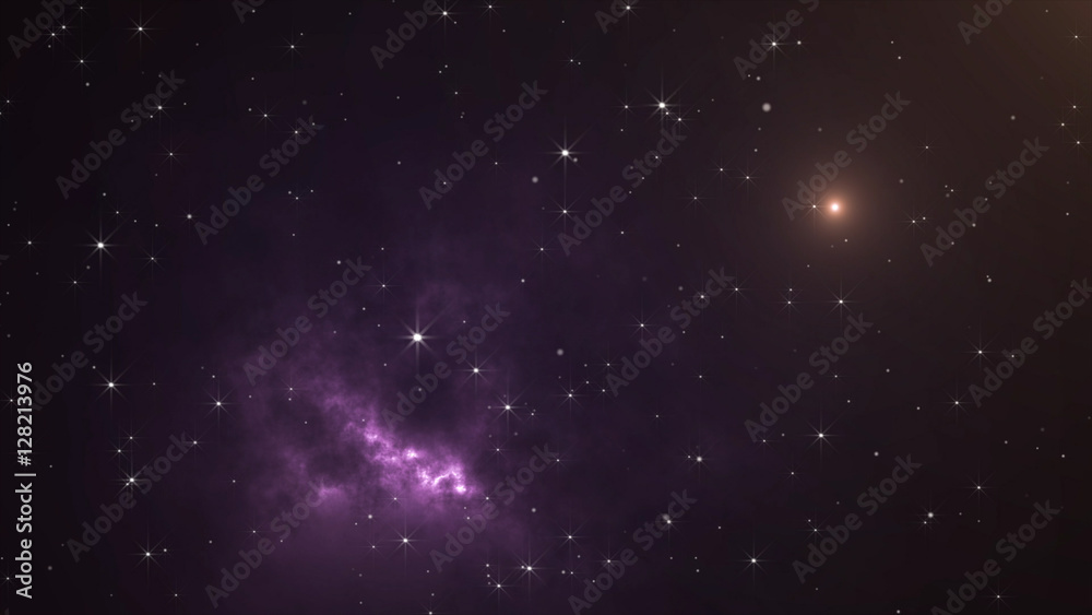 Space and Stars Background.
