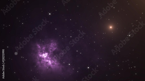 Space and Stars Background. © TTP999